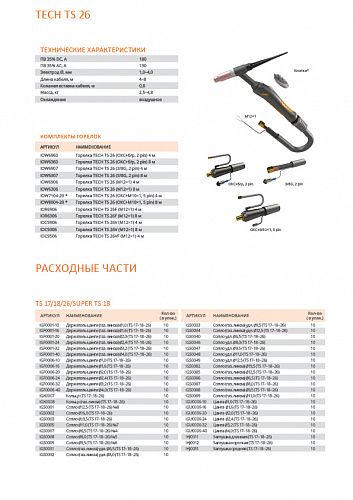 TECH TS 26VF, 4 м, IOC9506